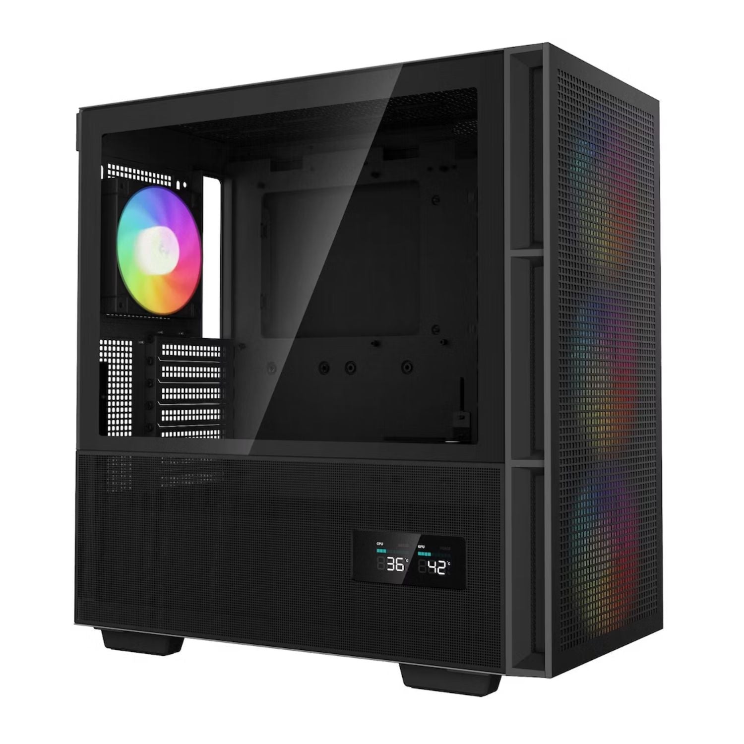DeepCool CH560 HighAirflow Mid-Tower ATX Case, Magnetic Hybrid Mesh, Tempered Gl image 1