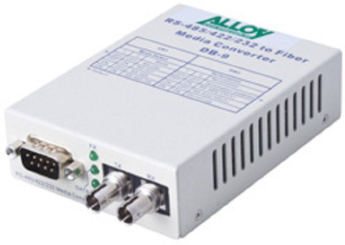 Alloy SCR460ST-3  RS-232/422/485 Serial DB-9 to Single Mode Fibre Converter. Max image 2