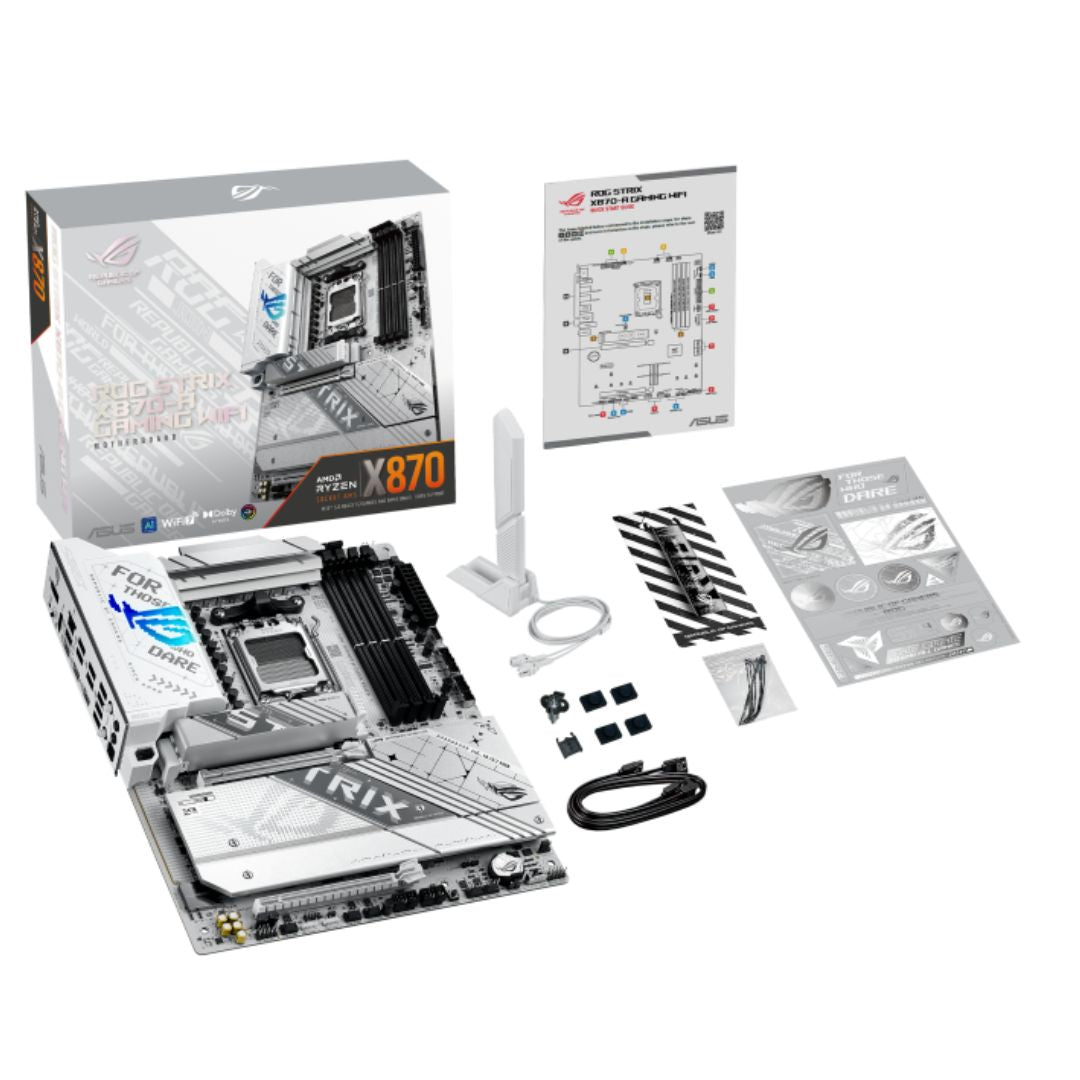 ASUS AMD ROG STRIX X870-A GAMING WIFI (AM5) ATX Motherboard 4x DDR5 198GB, 1x PC image 3
