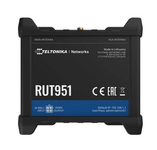 Teltonika Industrial Cellular Router, 4G LTE (Cat 4), Dual SIM,WI-FI, Automatic image 0