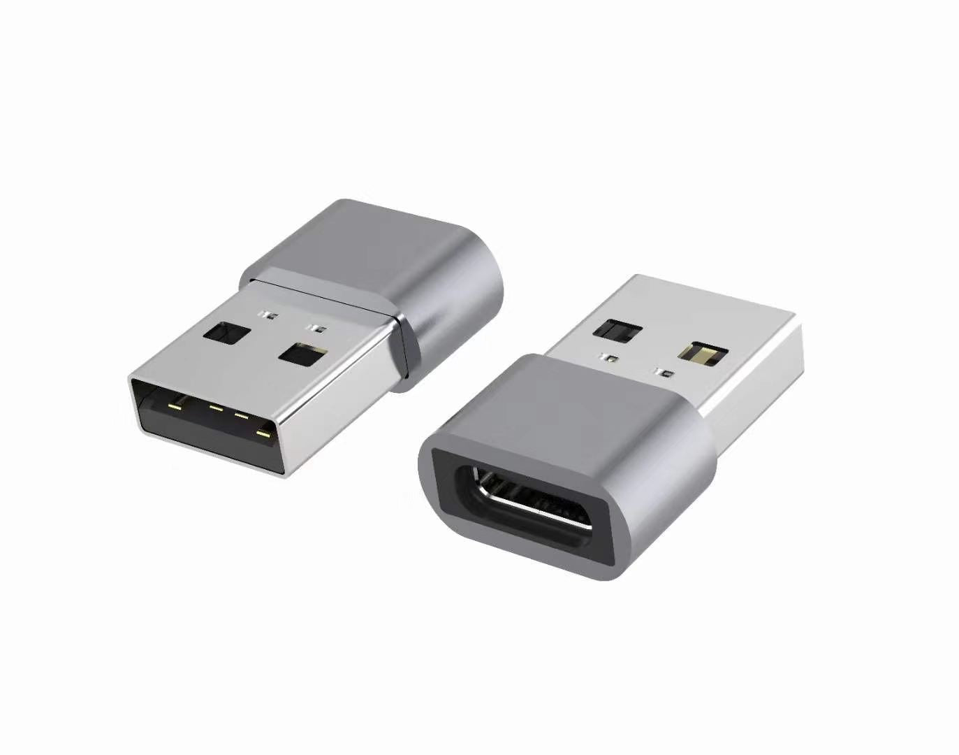 AstrotekUSB Type C Female to USB 2.0 Male OTG Adapter 480Mhz For Laptop, Wall Ch image 0