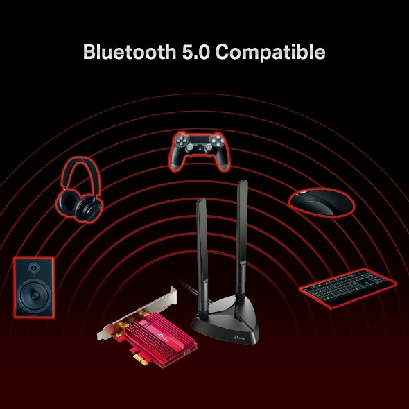 TP-Link Archer TX3000E AX3000 Wi-Fi 6 (802.11ax) Bluetooth 5.0 PCIe Adapter (WIF image 2
