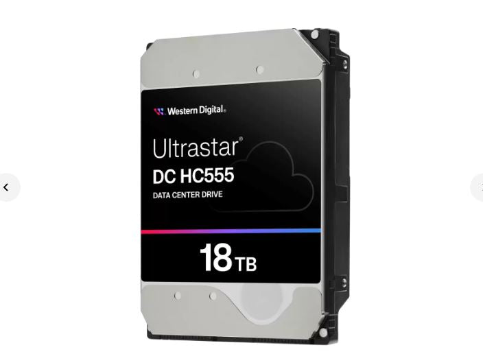Western Digital WD Ultrastar 18TB 3.5' SAS HC555 Data Center HDD Storage image 0