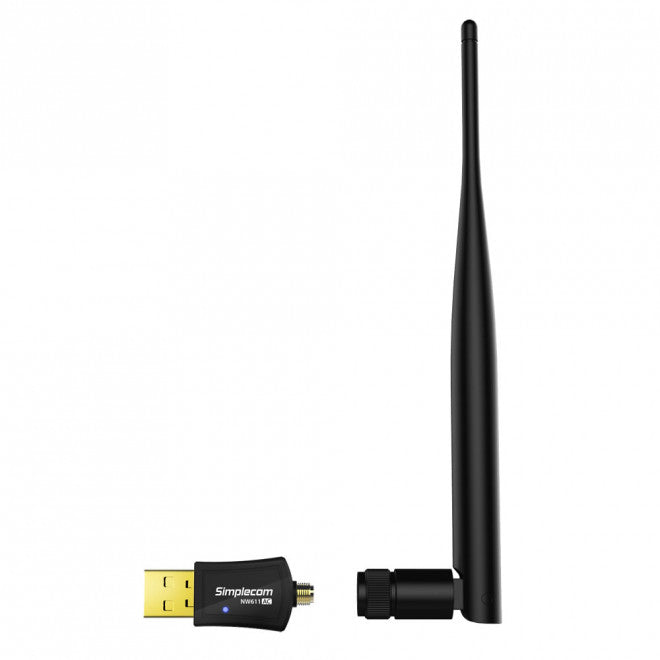 Simplecom NW611 AC600 WiFi Dual Band USB Adapter with 5dBi High Gain Antenna image 1