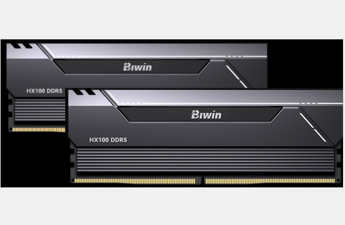 BIWIN DDR5 Memory HX100 Heatsink 6000mhz 32kits (16GB*2) CL36 Black Black Opal ( image 0