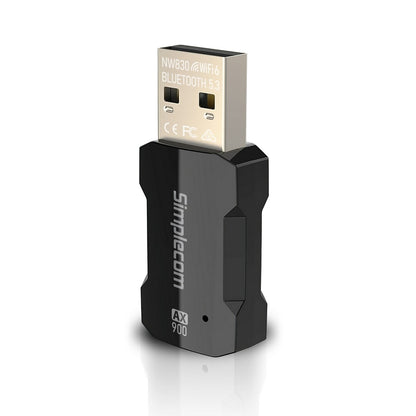 Simplecom NW830 Wi-Fi 6 and Bluetooth 5.3 Combo USB Adapter Dual Band AX900 image 3