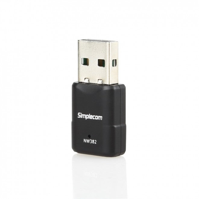 Simplecom NW382 Mini Wireless N USB WiFi Adapter 802.11n 300Mbps image 0
