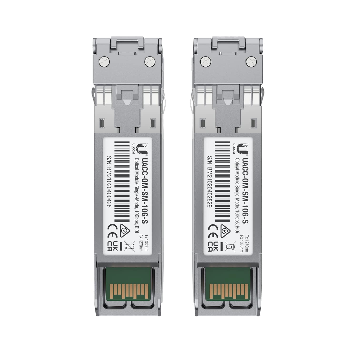 Ubiquiti UFiber SFP+ Single-Mode Module, 10G BiDi,  2 Pack, Same 10 Gbps Speed, image 2