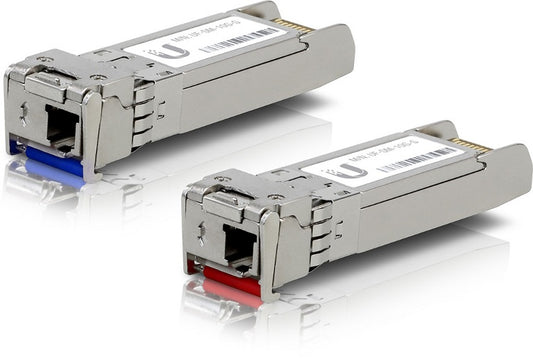 Ubiquiti UFiber SFP+ Single-Mode Module, 10G BiDi,  2 Pack, Same 10 Gbps Speed, image 0