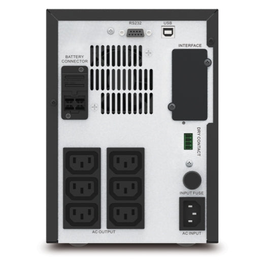 APC Easy UPS 1500VA/1050W Line Interactive UPS, Tower, 230V/10A Input, 6x IEC C1 image 2