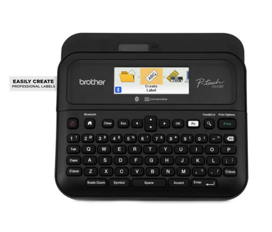 Brother PT-D610BT PC & BLUETOOTH CONNECTABLE PORTABLE P TOUCH LABELLER W/ COLOUR image 0
