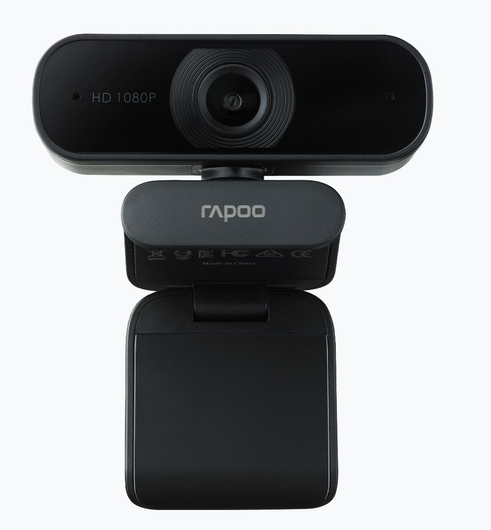 RAPOO C260 Webcam FHD 1080P/HD720P, USB 2.0 - Ideal for TEAMS, Zoom image 0