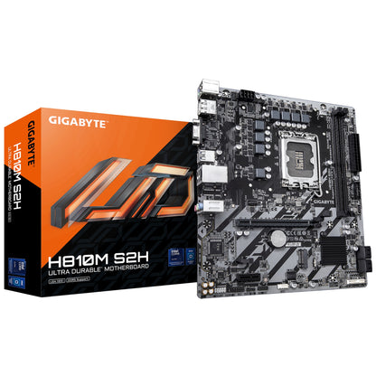 Gigabyte H810M S2H  Intel LGA 1851 ATX Motherboard, 2x DDR5 ~128GB, 1x PCI-E x16 image 0