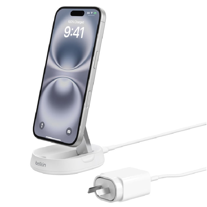 Belkin BoostCharge Pro Convertable Magnetic Wireless Charging Stand with Qi2 15W image 0