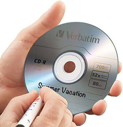 Verbatim CD-R 700MB 80 Minute 52x Recordable Disc - 10 Pack Bulk Box