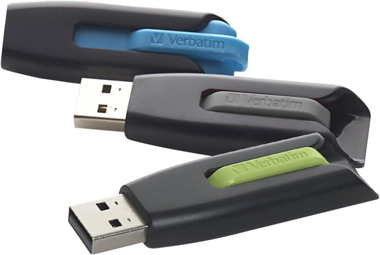 Verbatim 16GB Store 'n' Go V3 USB 3.0 Flash Drive, 3 Pack (99126)