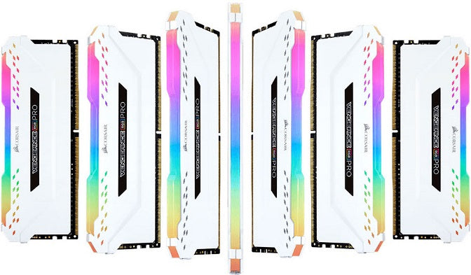 Corsair Vengeance RGB PRO 16GB (2x8GB) DDR4 3600MHz C18 White Desktop Gaming Mem image 0