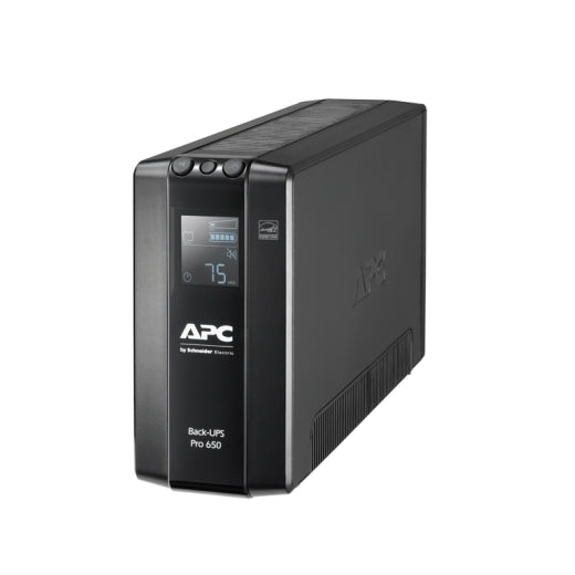 APC Back-UPS Pro 650VA/390W Line Interactive UPS, Tower, 230V/10A Input, 6x IEC image 0