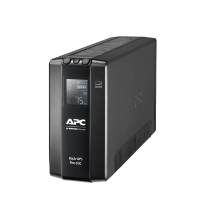 APC Back-UPS Pro 650VA/390W Line Interactive UPS, Tower, 230V/10A Input, 6x IEC image 0