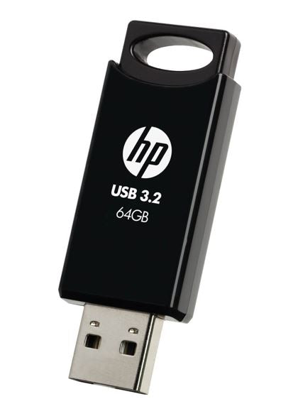 HP 712B 64GB USB 3.2 Flash Drive Memory Stick Thump Key External Storage Capless image 1