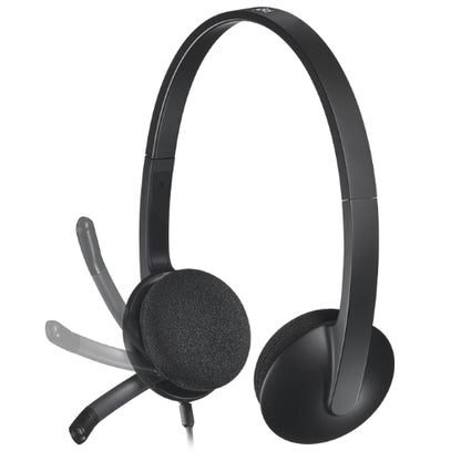 Logitech H340 Plug-and-Play USB Headset with Noise Cancelling Microphone Comfort image 2