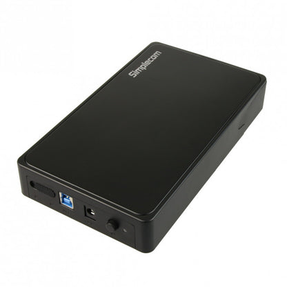 Simplecom SE325 Tool Free 3.5' SATA HDD to USB 3.0 Hard Drive Enclosure - Black image 0