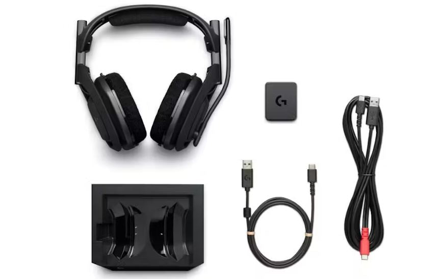 Logitech G ASTRO A50 X LIGHTSPEED Wireless Gaming Headset + Base Station (BLACK) image 3