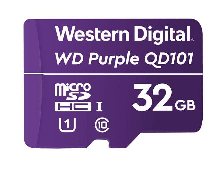Western Digital WD Purple 32GB MicroSDXC Card 24/7 -25°C to 85°C Weather & Hum image 0