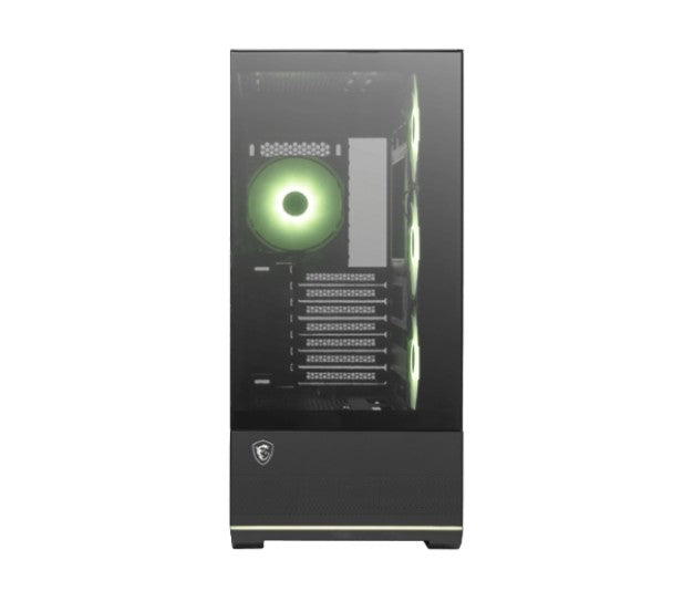 MSI MAG PANO 110R PZ  BLACK Micro ATX Case, 2 x USB 5Gbps , 1x USB C 20Gbps, 1 x image 1