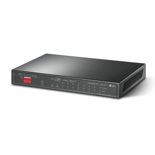 TP-Link TL-SG1210MP 10-Port Gigabit Desktop Switch with 8-Port PoE+PORT: 8× Gig image 2