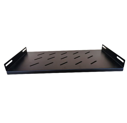 LDR Fixed 1U 350mm Deep Shelf Recommended for 19' 600mm Deep Cabinet - Black Met image 0