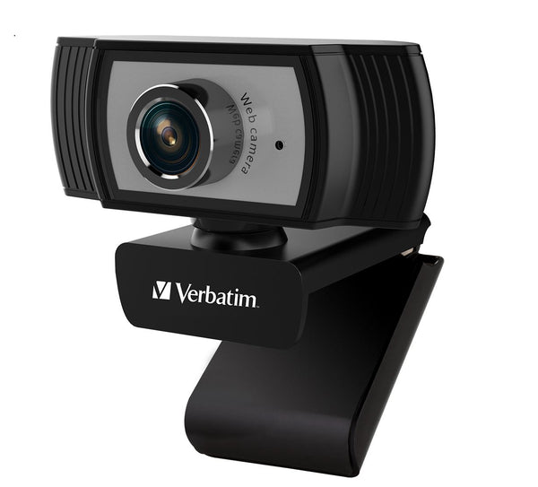 Verbatim 1080p Full HD Webcam - Black/Silver FHD 1920x1080, 2.0 Mega Pixels, Com image 0