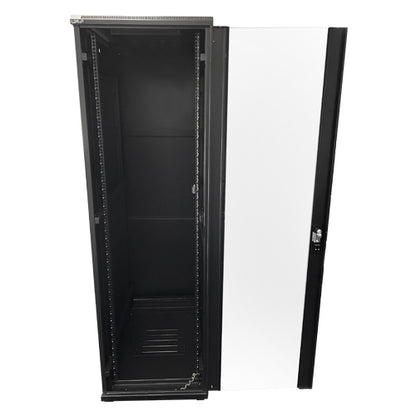 LDR Assembled 42U Server Rack Cabinet (600mm x 1000mm) Glass Door, 1x 8-Port PDU image 1