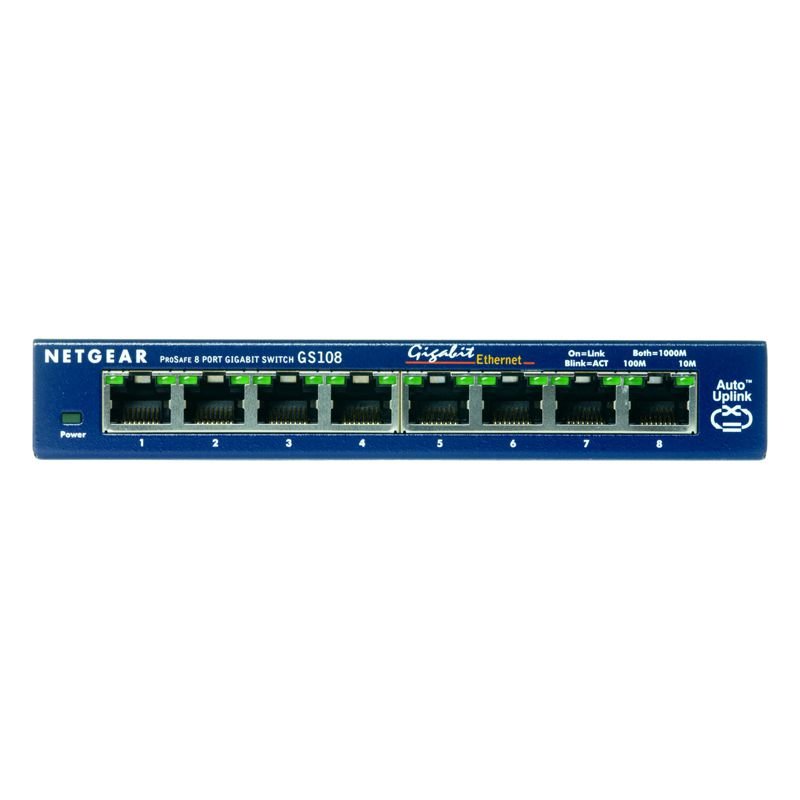 Netgear 8 Port Gigabit Switch - Ext PSU image 0