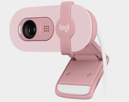 Logitech Brio 100 Full HD 1080p webcam with auto-light balance, integrated priva image 0