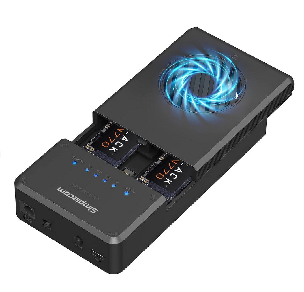 Simplecom SD560 Dual Bay NVMe M.2 SSD Enclosure Offline Clone Docking Station US image 0