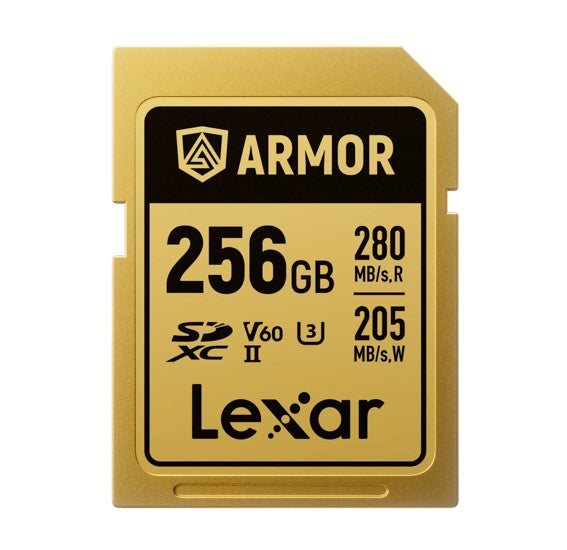 Lexar Professional ARMOR GOLD 256GB SDXC™ UHS-II Card  up to 280MB/s read, up image 0