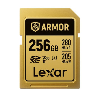 Lexar Professional ARMOR GOLD 256GB SDXC™ UHS-II Card  up to 280MB/s read, up image 0