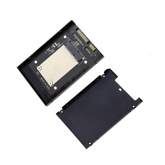 Simplecom SA101 mSATA to 7mm 2.5' SATA Converter Enclosure Aluminium image 2