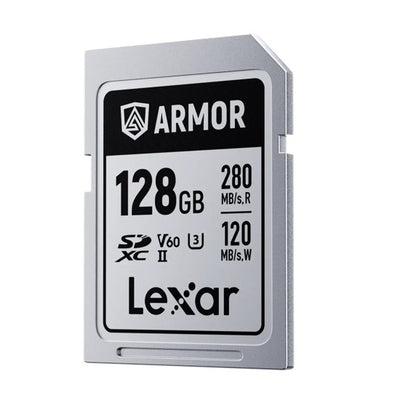 Lexar Professional ARMOR SILVER PRO 128GB SDXC™ UHS-II Card up to 280MB/s read image 0