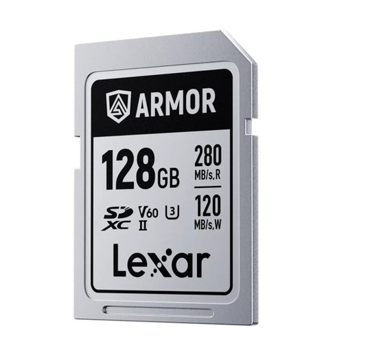 Lexar Professional ARMOR SILVER PRO 128GB SDXC™ UHS-II Card up to 280MB/s read image 0
