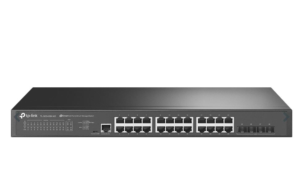 TP-Link TL-SG3428X-M2 Omada 24-Port 2.5GBASE-T L2+ Managed Switch with 4 10GE SF image 0