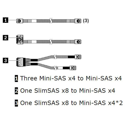 LENOVO ThinkSystem SR250 V2 X30/X40 RAID Cable Kit image 0