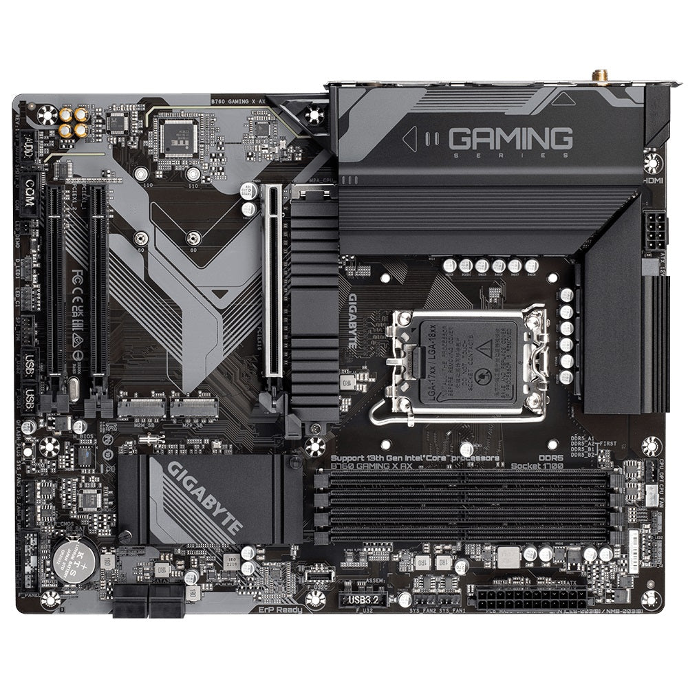 Gigabyte B760 Gaming X AX Intel LGA 1700 ATX Motherboard, 4x DDR5 ~128GB, 3x PCI image 3
