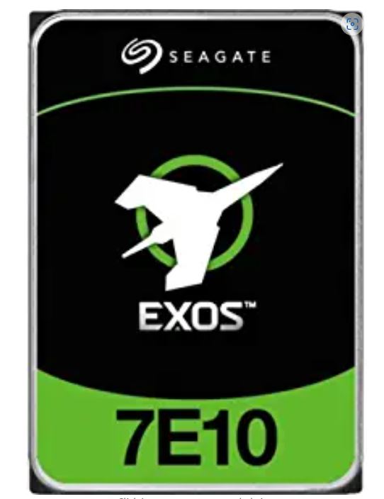 Seagate 8TB 3.5' SATA EXOS 512E Enterprise Capacity 512E Internal, 6Gb/s, 7200RP image 0