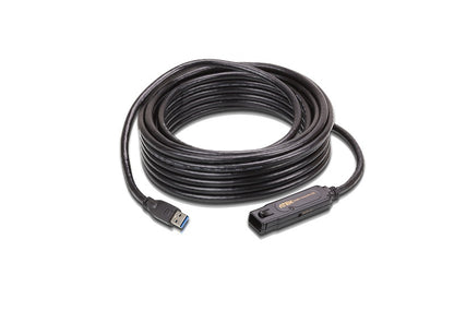 Aten USB 3.1 Gen 1 10m Extender Cable with AC Adapter, support 5 Gbps data-rate, image 1