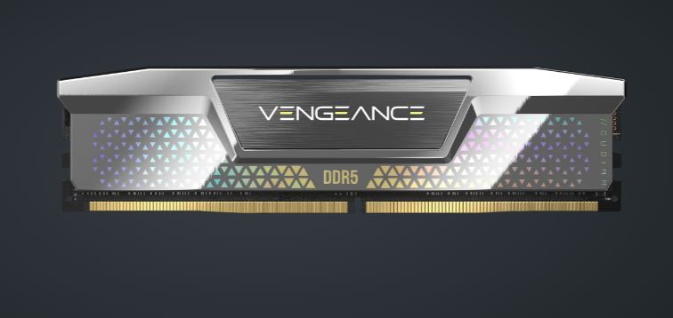 Corsair Vengeance 48GB (2x24GB) DDR5 CUDIMM 8000MT/s CL38 Memory Kit - Silver image 1