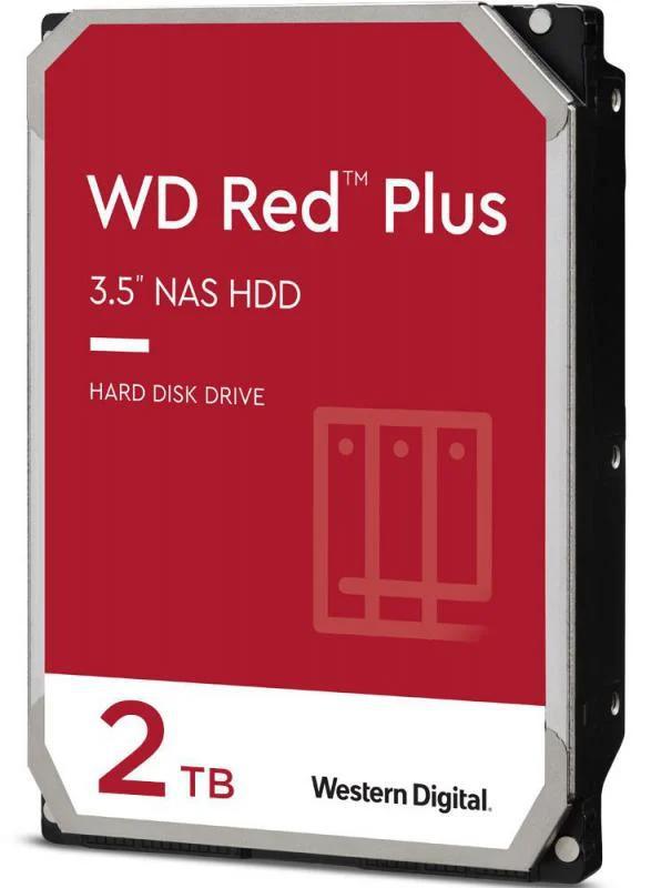Western Digital 2TB WD Red Plus NAS Hard Drive 3.5-Inch -Transfer Rate up to 215 image 0
