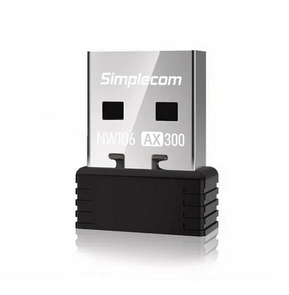 Simplecom NW106 AX300 2.4GHz Wi-Fi 6 USB Wireless Nano Adapter image 0