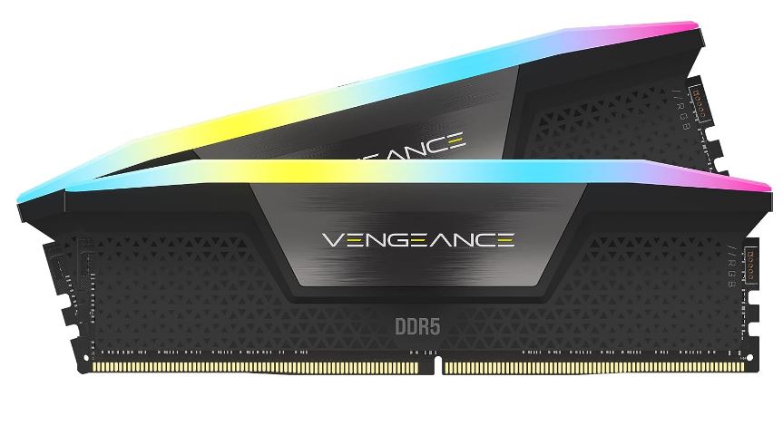 Corsair Vengeance RGB 32GB (2x16GB) DDR5 UDIMM 6200MHz C36 1.3V Desktop Gaming M image 1